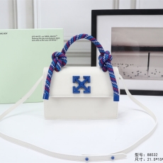 Off White Top Handle Bags